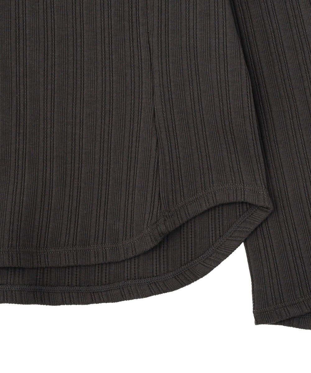 Green Parks チェーンリブカットプルオーバー 