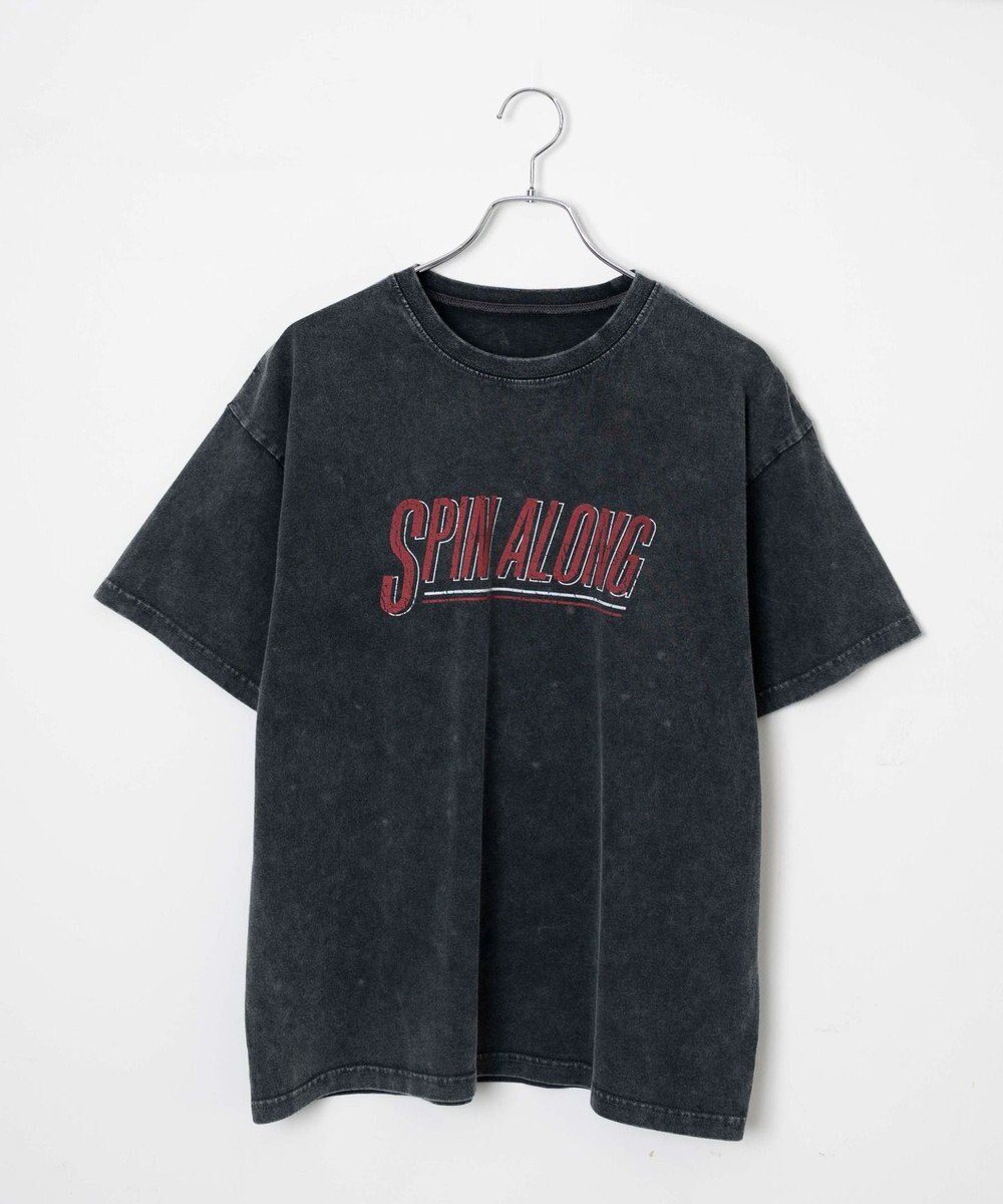 WEGO 【綿100%】ヴィンテージウォッシュグラフィックTシャツ 