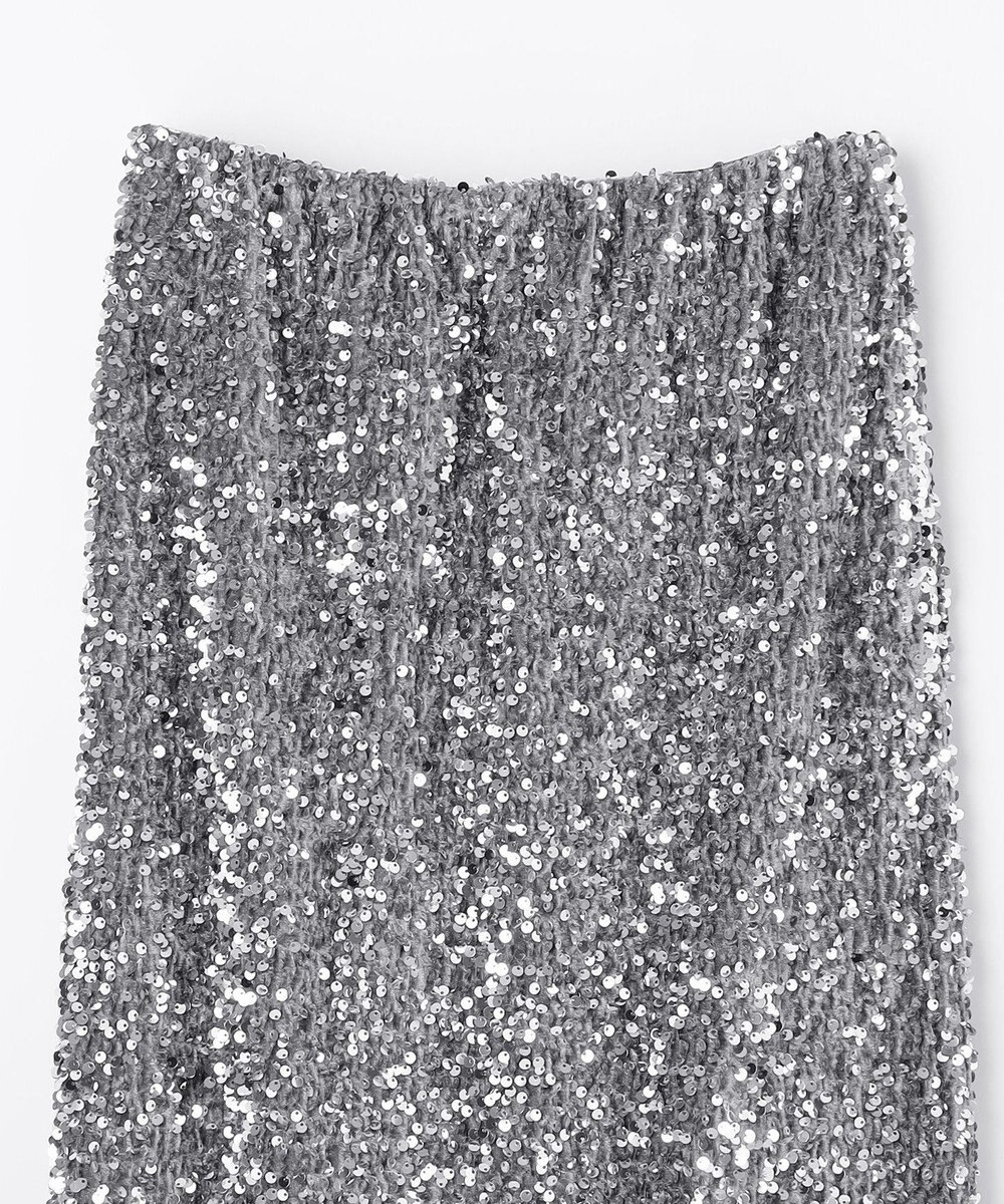 NAVE 【Nave・洗える】スパンコール スカート 