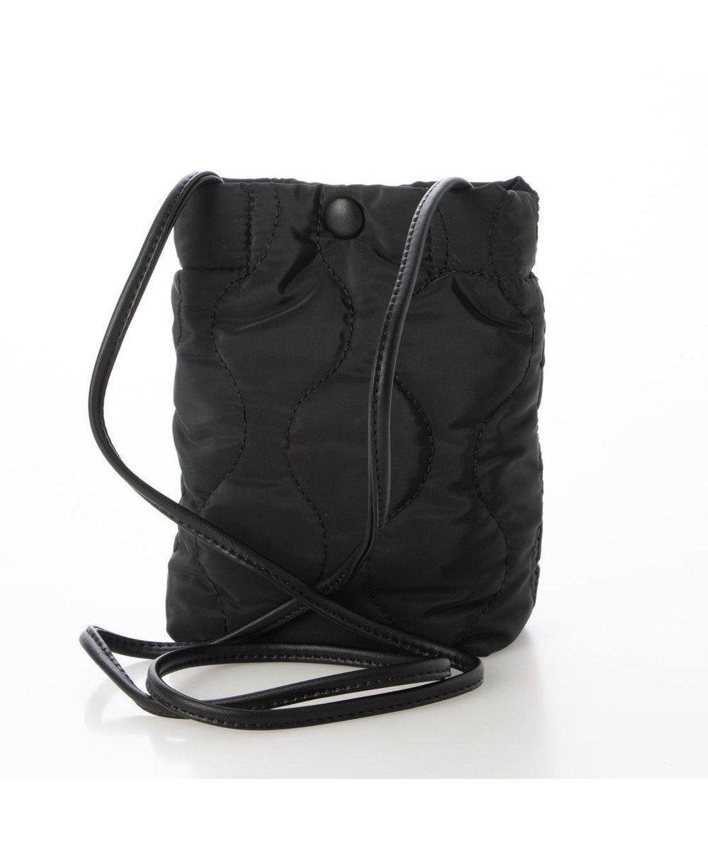 UNBILLION cachecache ナイロンキルティングスマホショルダー 