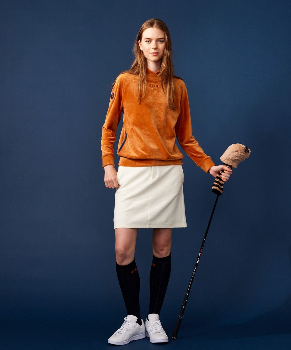23区GOLF 今シーズンのイチオシ【WOMEN】ベロア ショールモックネック 