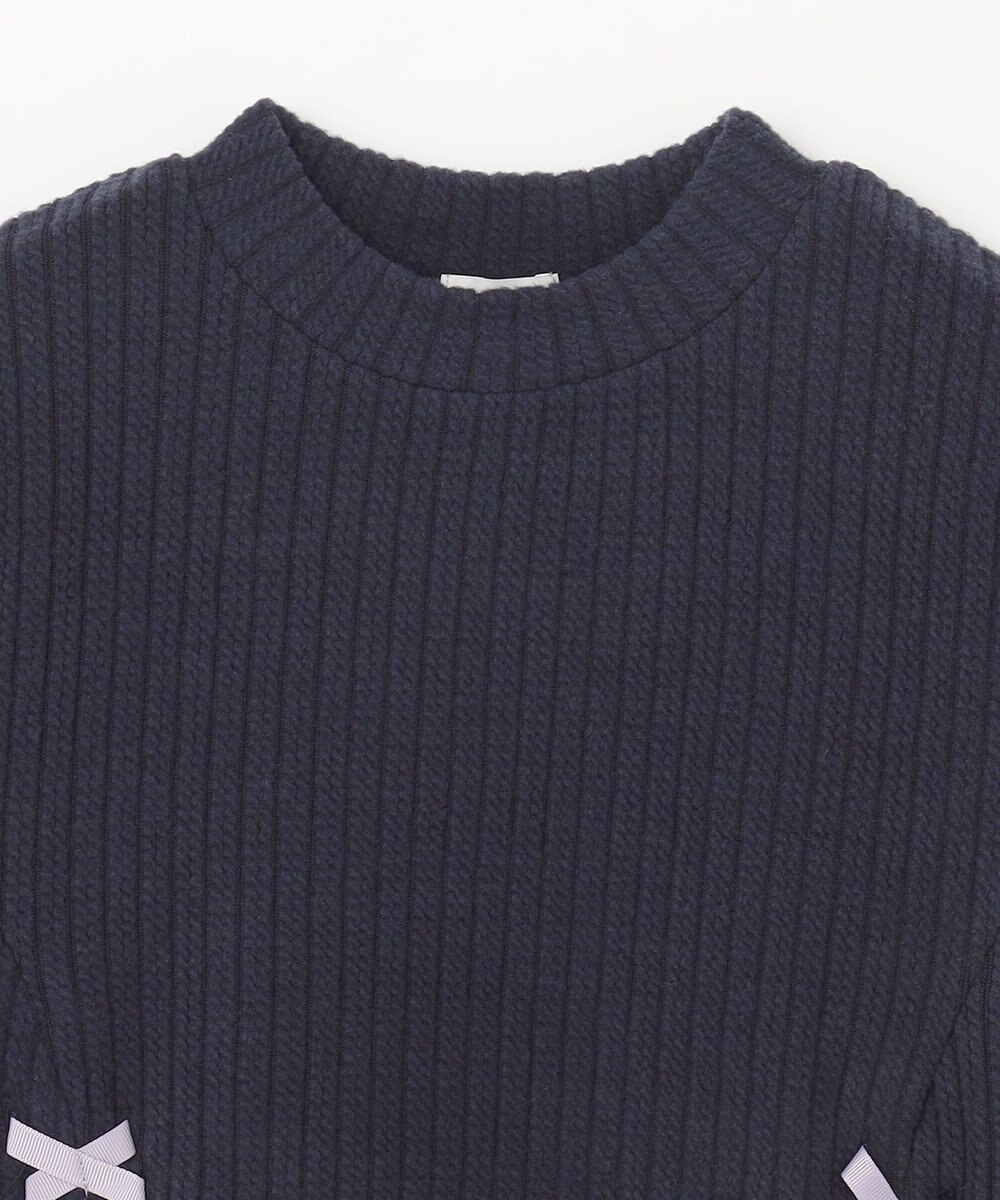 ANY KIDS 表起毛 レースアップ チュニック 