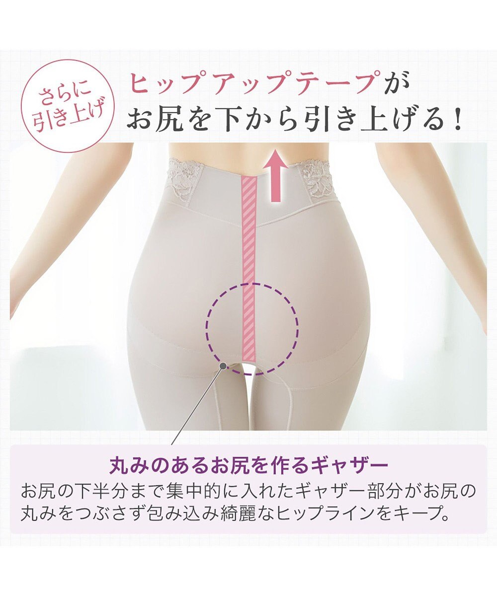 BRADELIS New York 【BRADELIS NewYork peace】ハイブリッドシェイプアップヘムガードル23 ソフトな履き心地でしっかり補正 