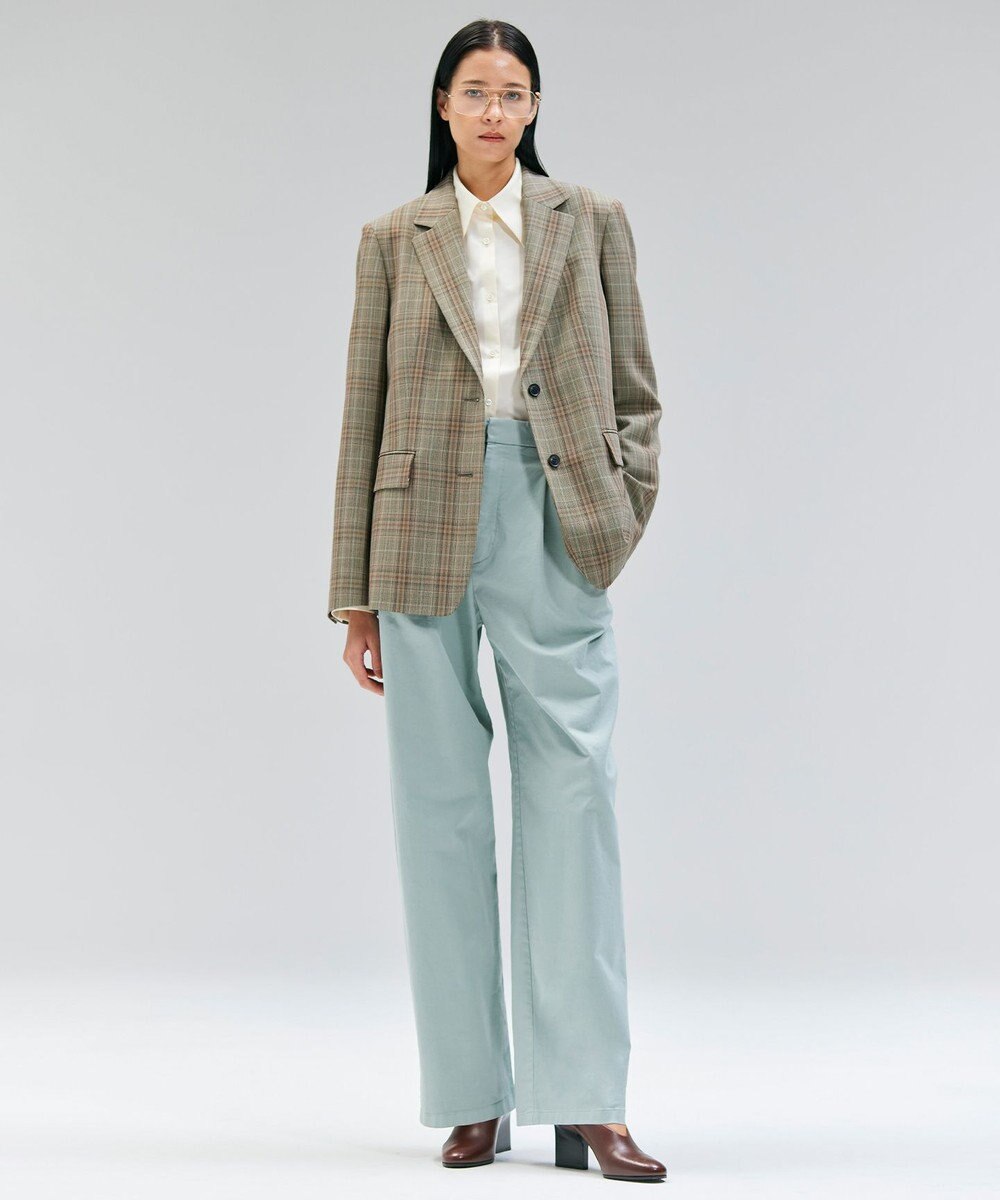 BEIGE， 【Oggi ８月号掲載】SELMA / チェックウールテーラードジャケット 