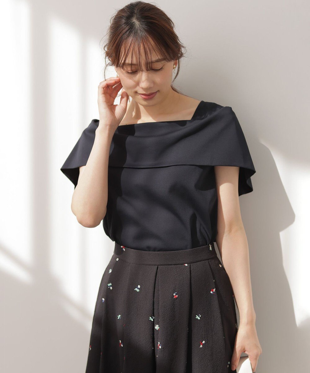 組曲 L 【先行予約】GIZAコットンオフショルダー カットソー 