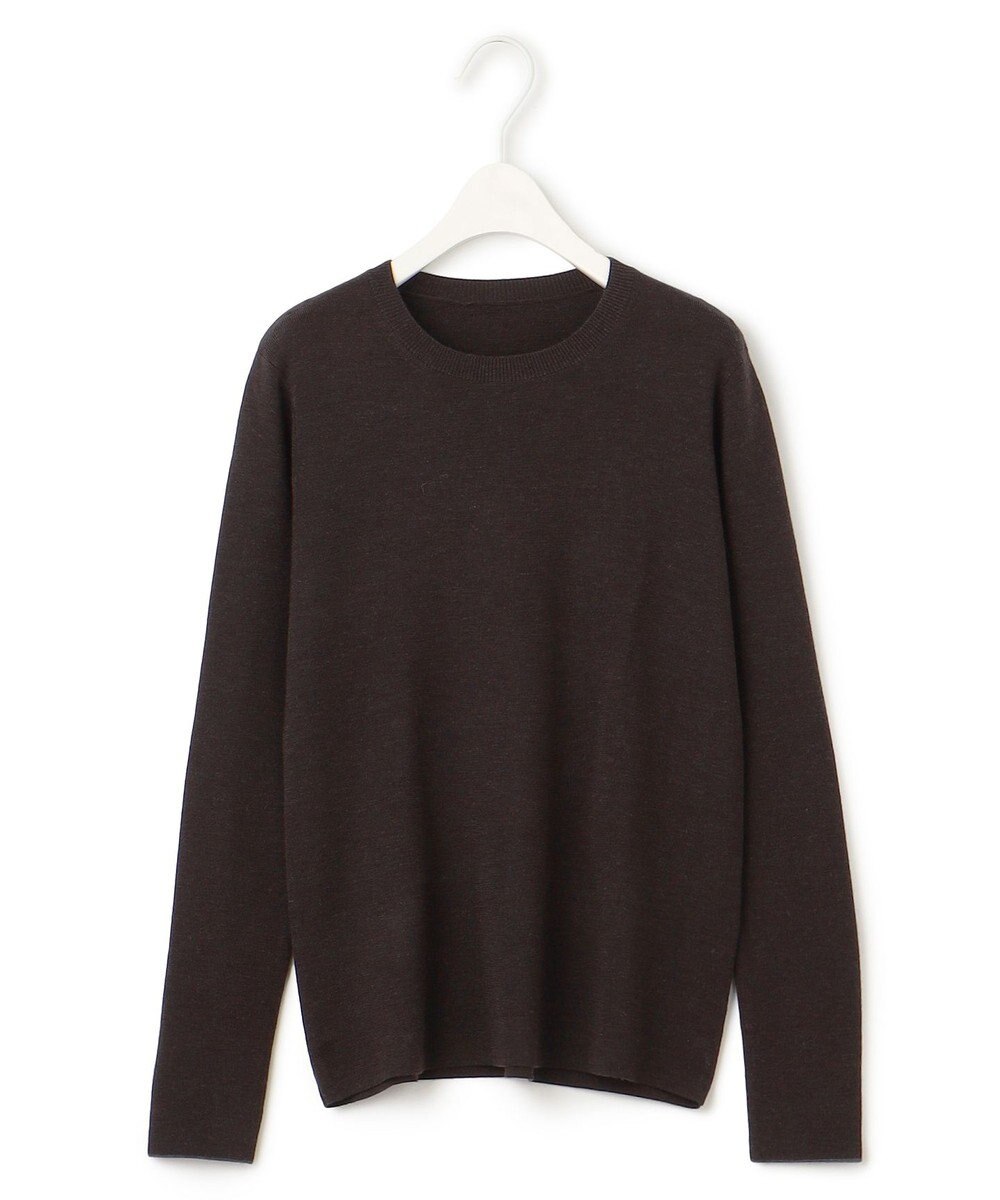ICB 【洗える】エクストラファインメリノ クルーネックプルオーバー 