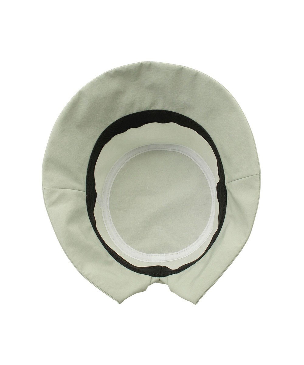 MOONBAT 【遮光100％/遮熱/UVカット】FURLA(フルラ)小ツバ 後ろ割れ バケットハット 帽子 無地 チャーム付き 手洗い可能/サイズ調整可能 