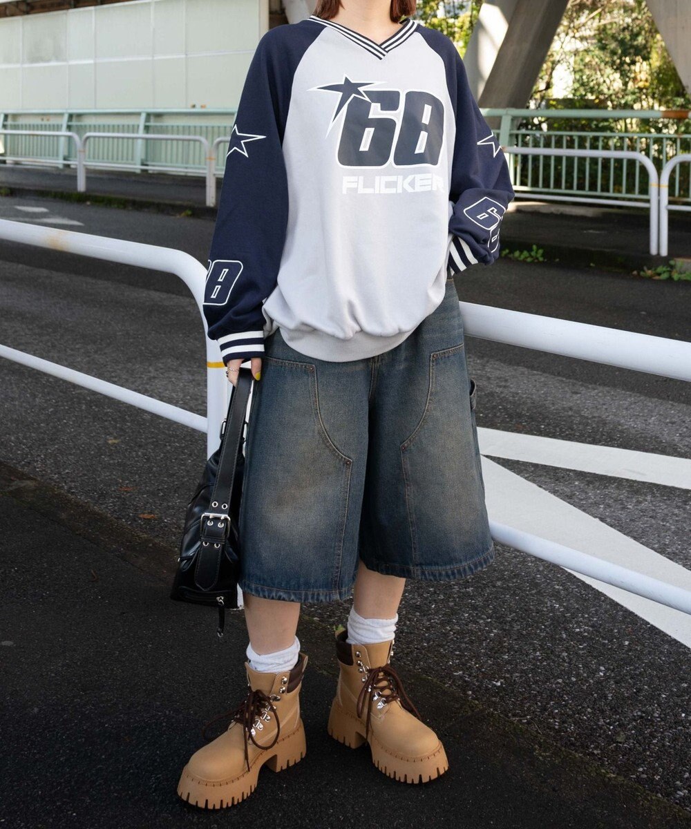 WEGO スターナンバリングプルオーバー 