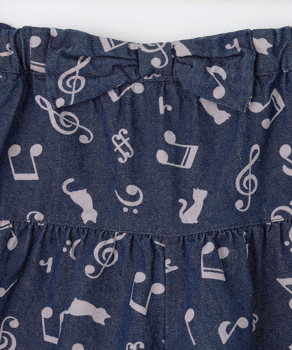 ANY KIDS 音符総柄キュロット 