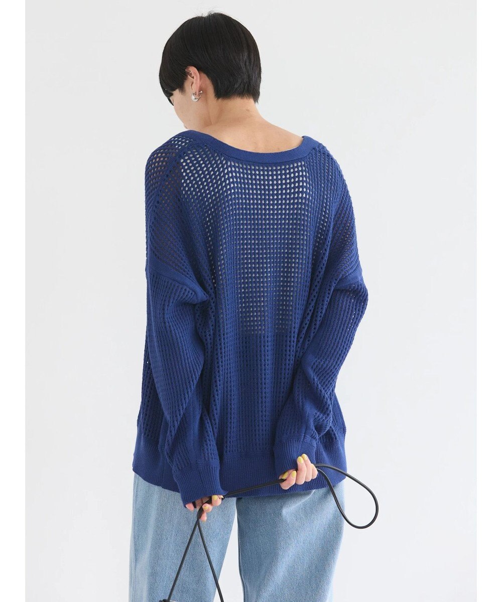 AMERICAN HOLIC ２ＷＡＹメッシュ編みニットカーディガン 