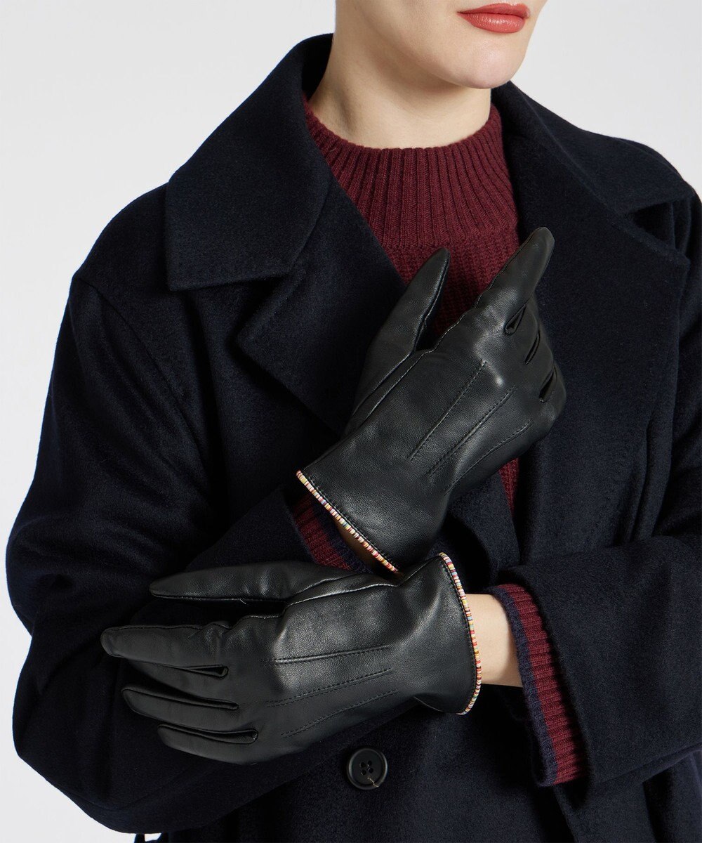 Paul Smith シグネチャーストライプ パイピング グローブ 