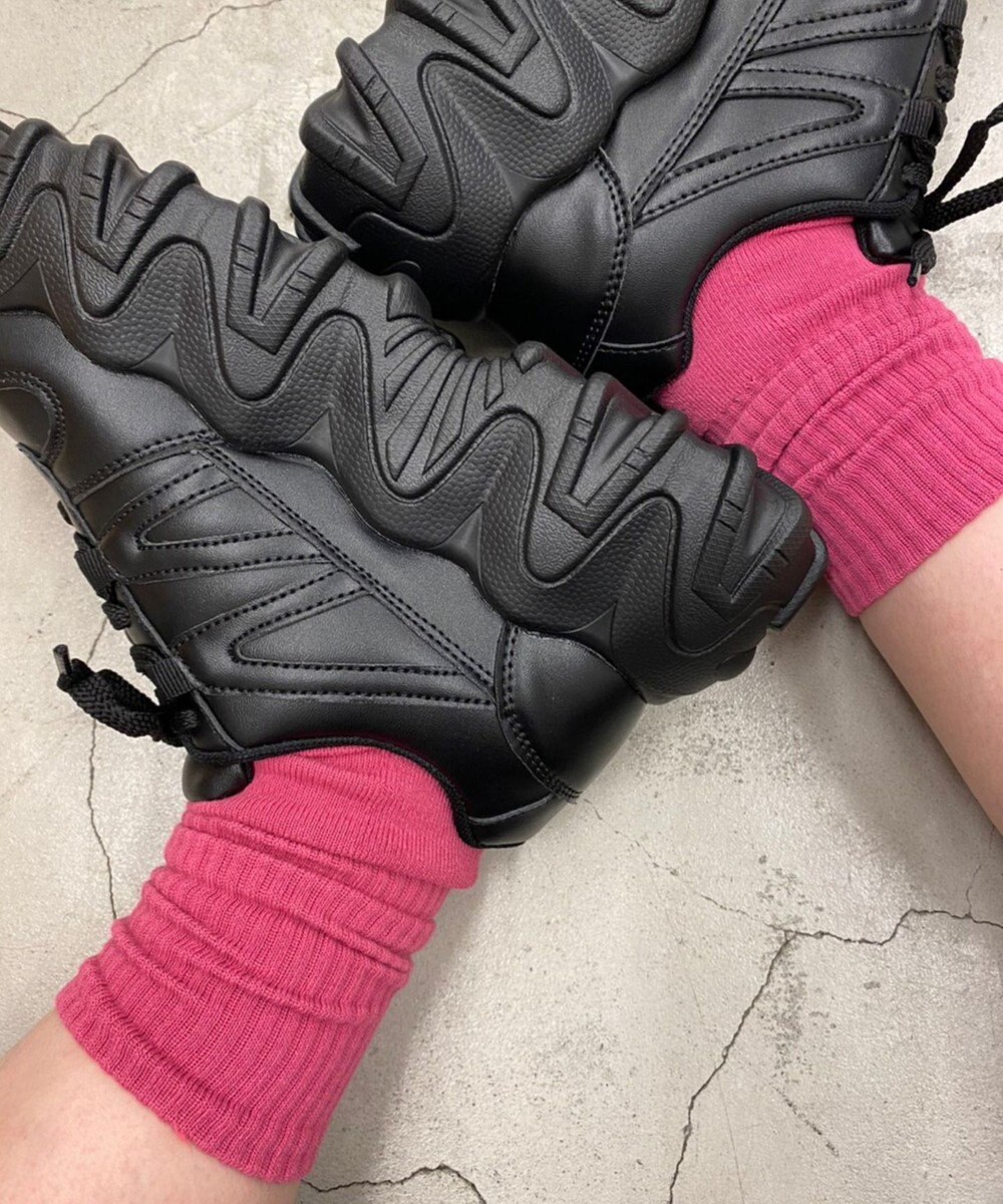 WEGO 底パイルカラーリブソックス 