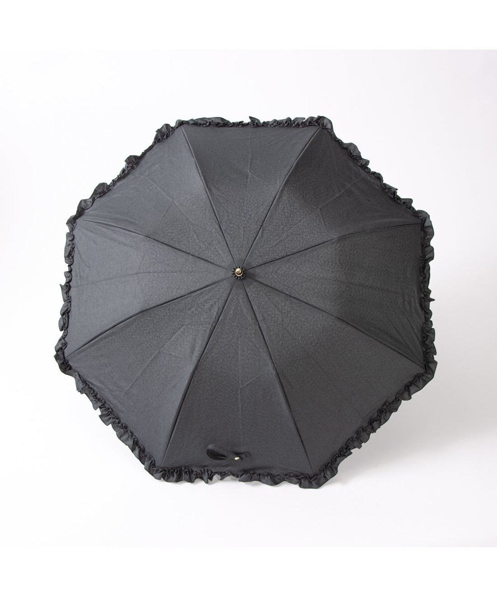 UNBILLION カシュネ cachenez / 【晴雨兼用】【日傘】 シャンプレーフリルトップレス折りたたみ傘 