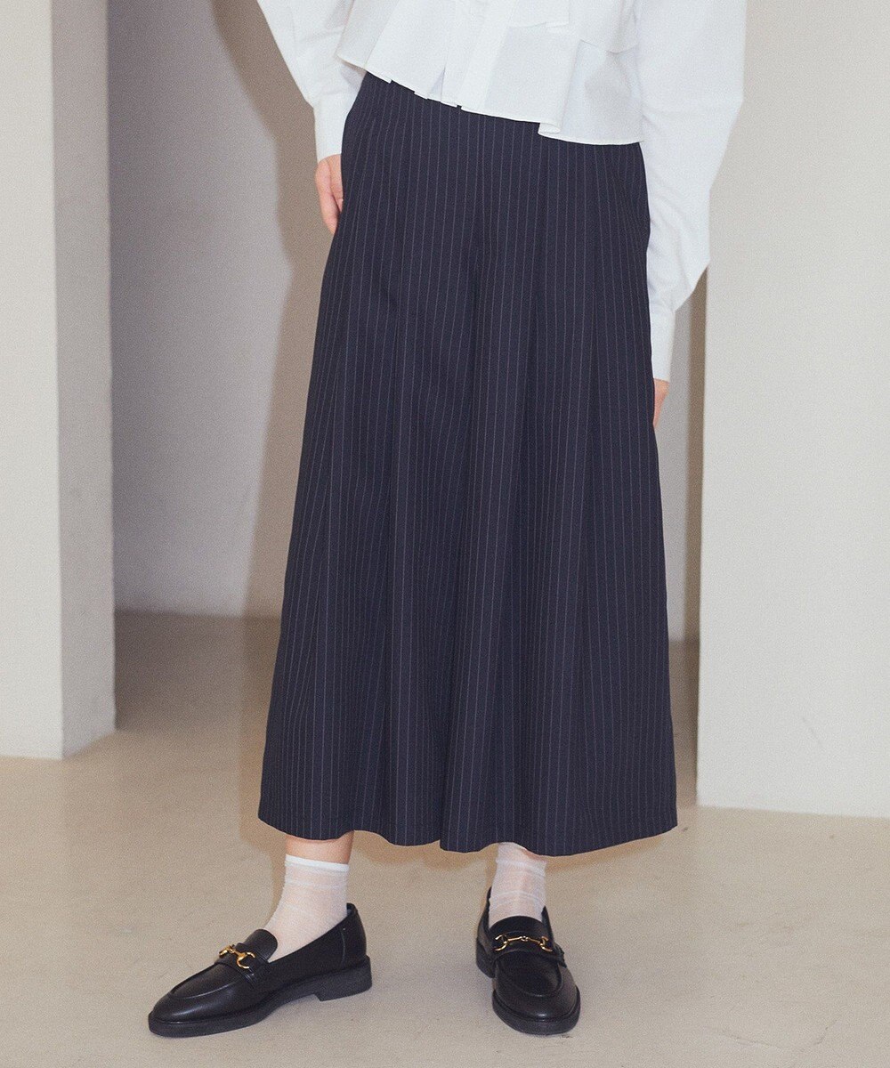 earth music&ecology 選べる丈タックスカーチョ 