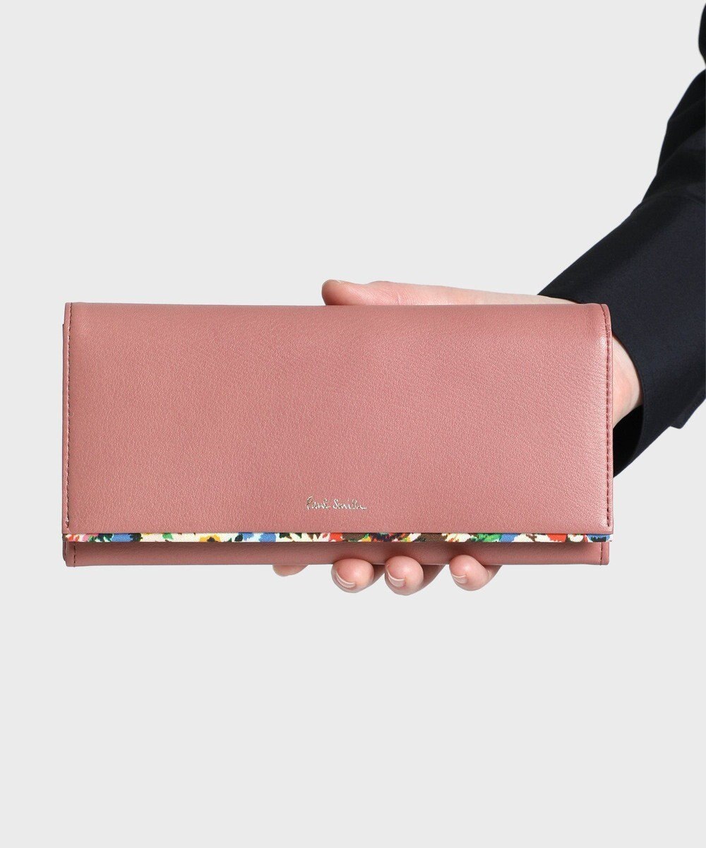 Paul Smith マーガレットプリントトリム 長財布 