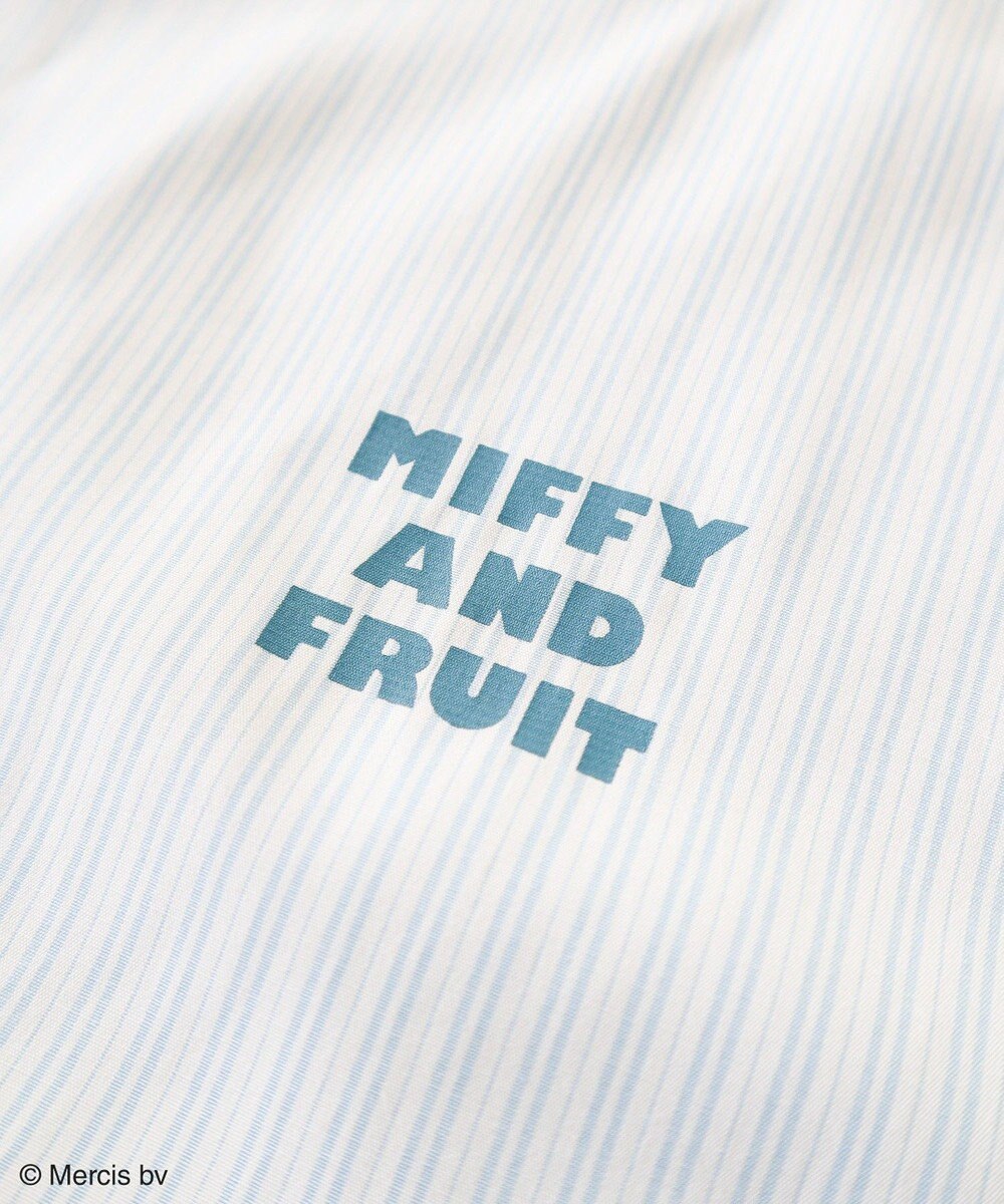 Green Parks ｍｉｆｆｙ／刺しゅうプリントストライプシャツ 