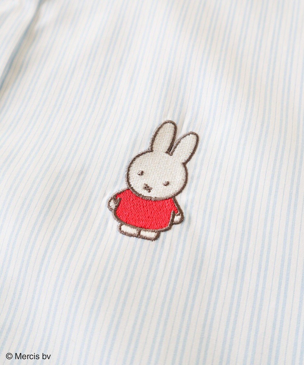 Green Parks ｍｉｆｆｙ／刺しゅうプリントストライプシャツ 