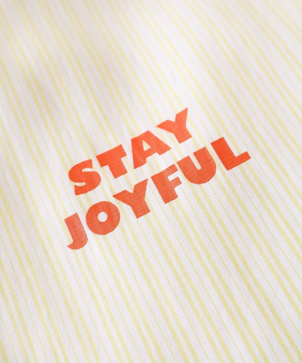 Green Parks ｍｉｆｆｙ／刺しゅうプリントストライプシャツ 