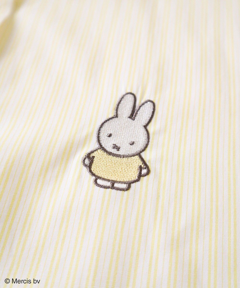 Green Parks ｍｉｆｆｙ／刺しゅうプリントストライプシャツ 