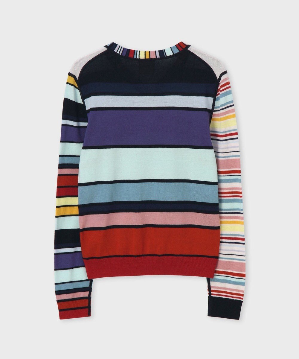 Paul Smith フラワーカラー ストライプ ニット 