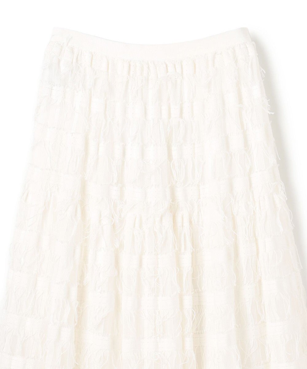uncrave フリンジレース ティアードスカート 