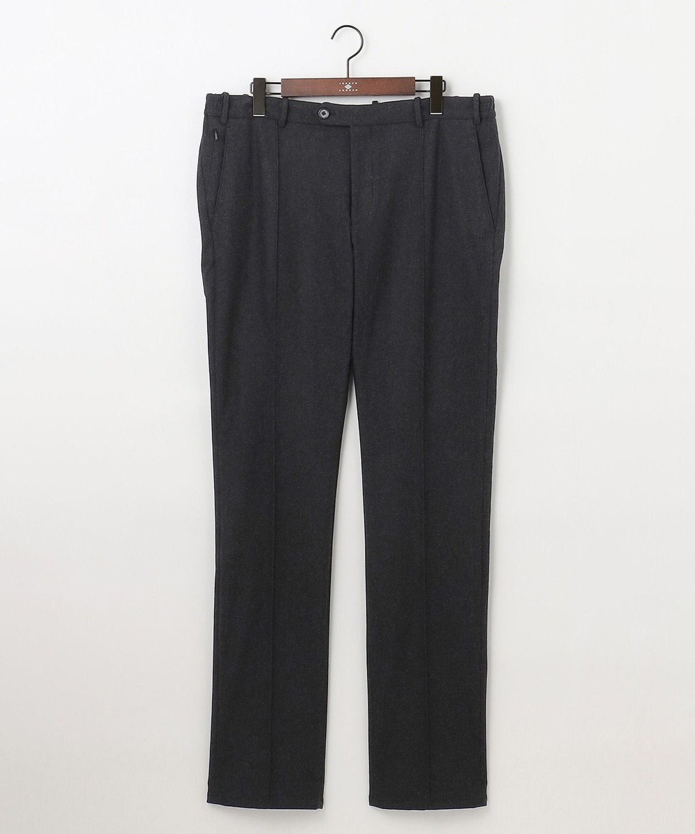 JOSEPH ABBOUD 【キングサイズ・ウエストも伸びる！/ハイパワーストレッチ/洗える】2WAYストレッチ メルトンジャージーパンツ 