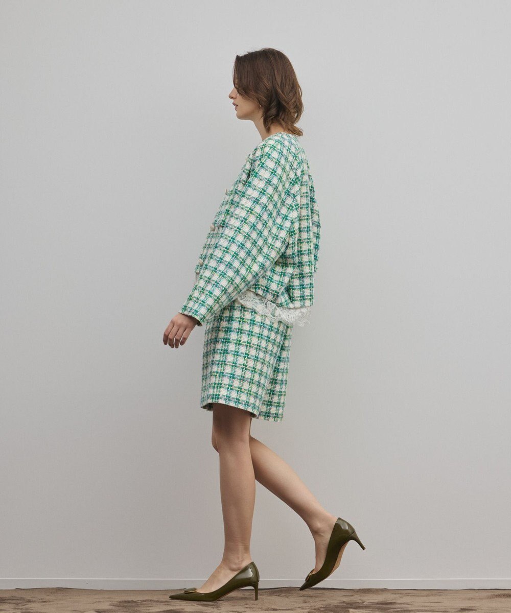 GRACE CONTINENTAL ツイードショートパンツ 