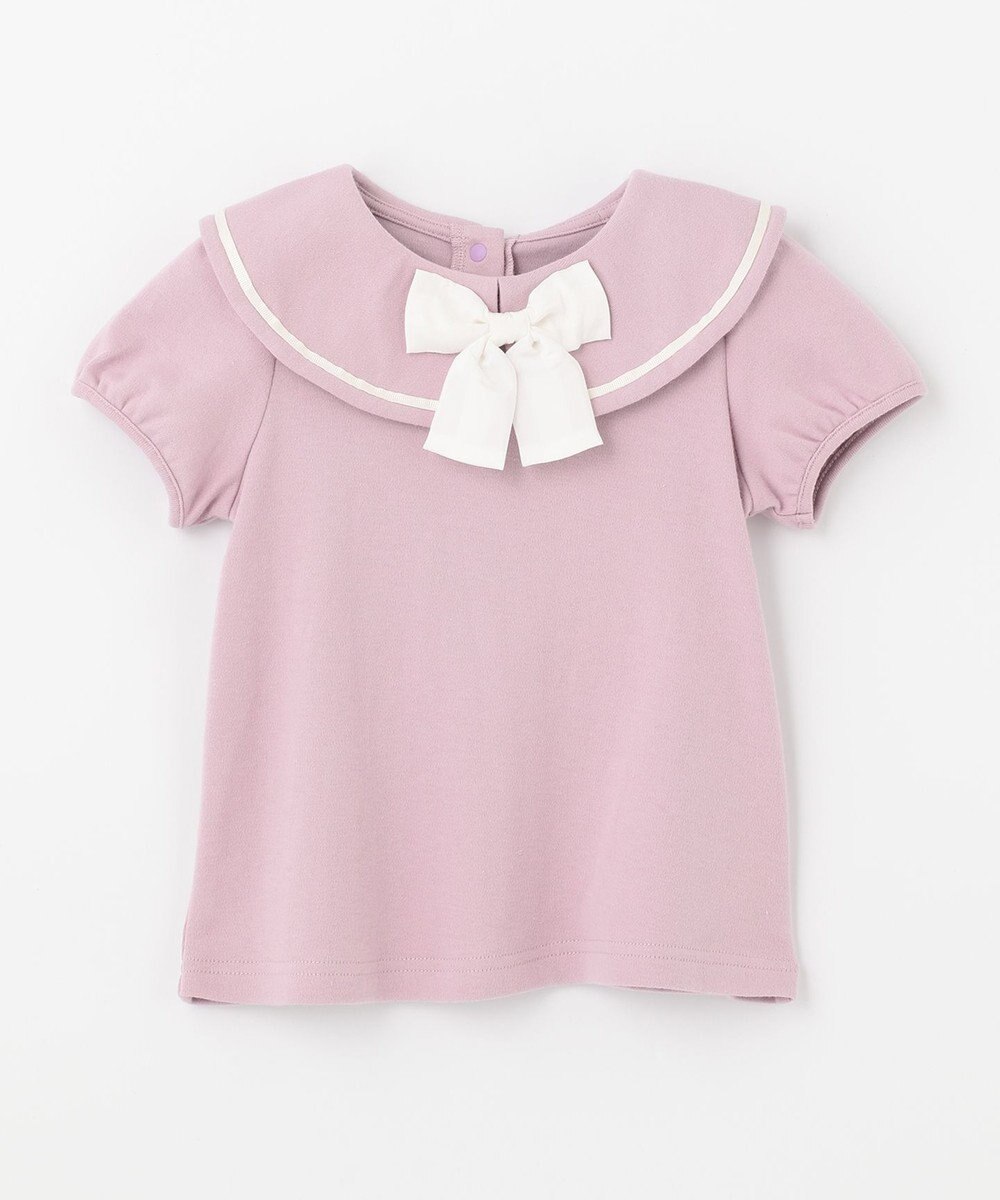 ANY KIDS 接触冷感セーラーカラーTシャツ 