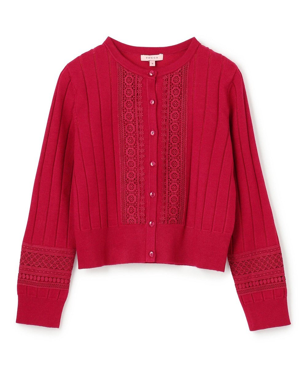 TOCCA LACE STREAM カーディガン 