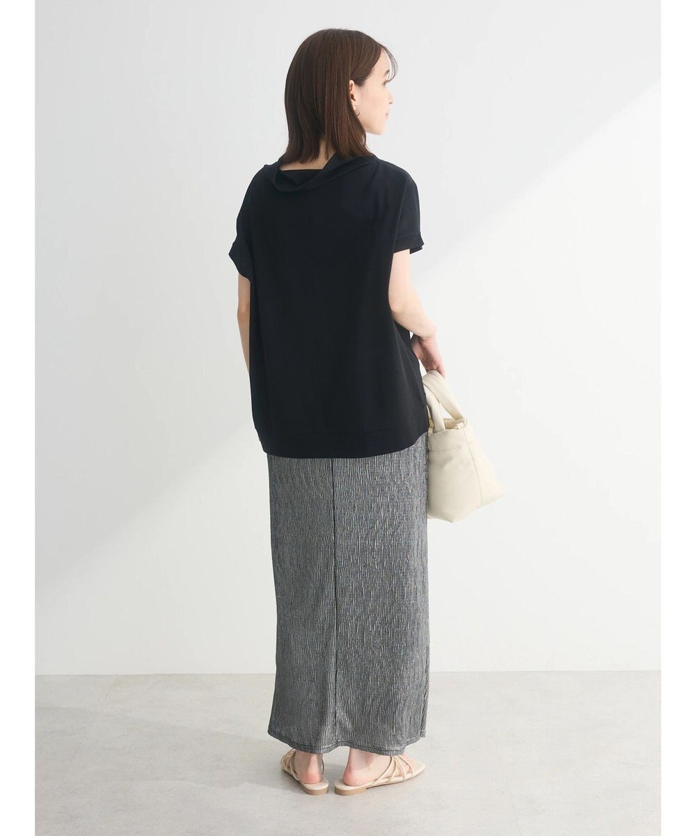 Green Parks フレンチスリーブ抜け襟カットプルオーバー 