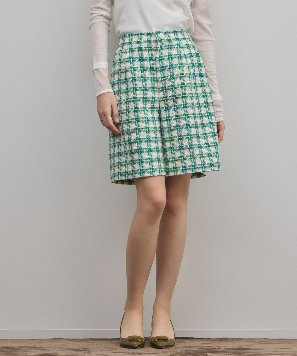 GRACE CONTINENTAL ツイードショートパンツ 