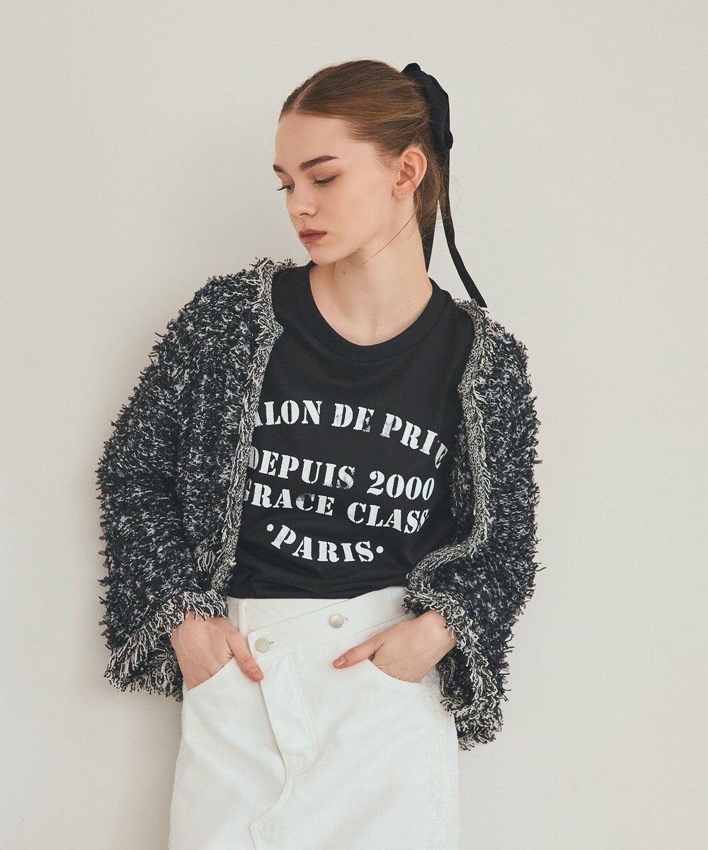 GRACE CONTINENTAL ステンシルレタードT 