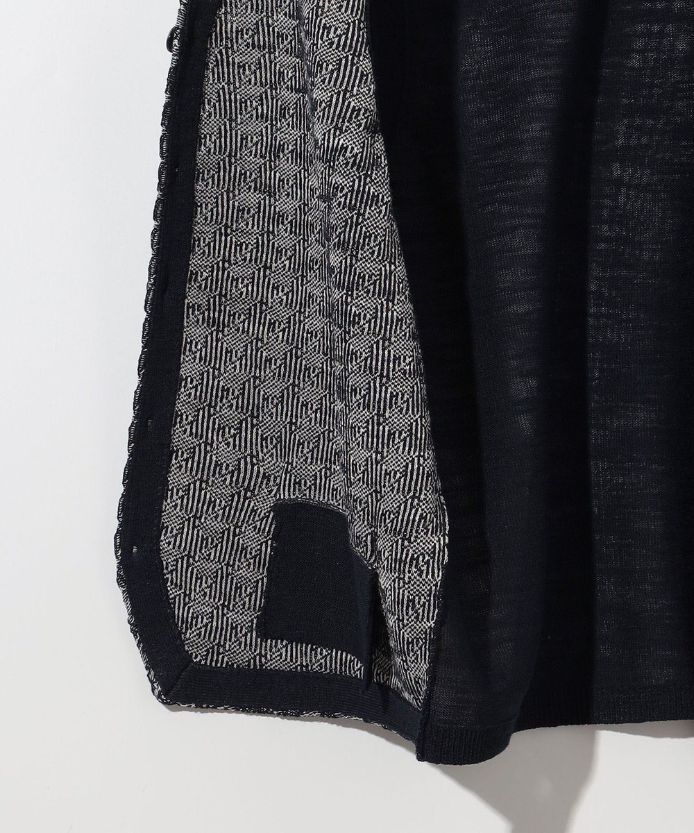 JOSEPH ABBOUD 【イタリア糸使用/清涼感/軽い/洗える/サスティナブル】スラブギマ ニット ベスト 