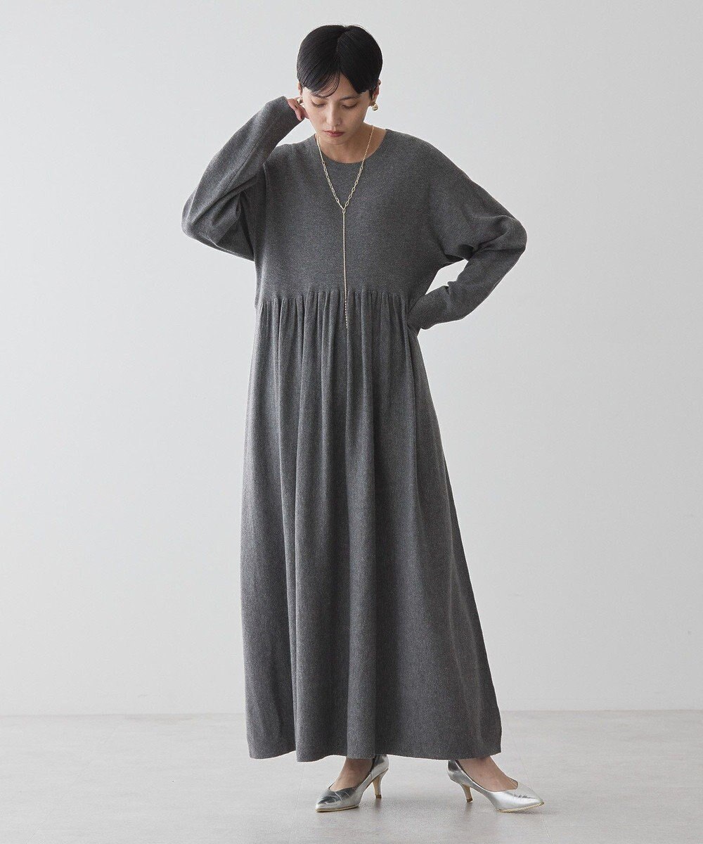 AMERICAN HOLIC 【WEB限定】バイパチティアードニットワンピース 