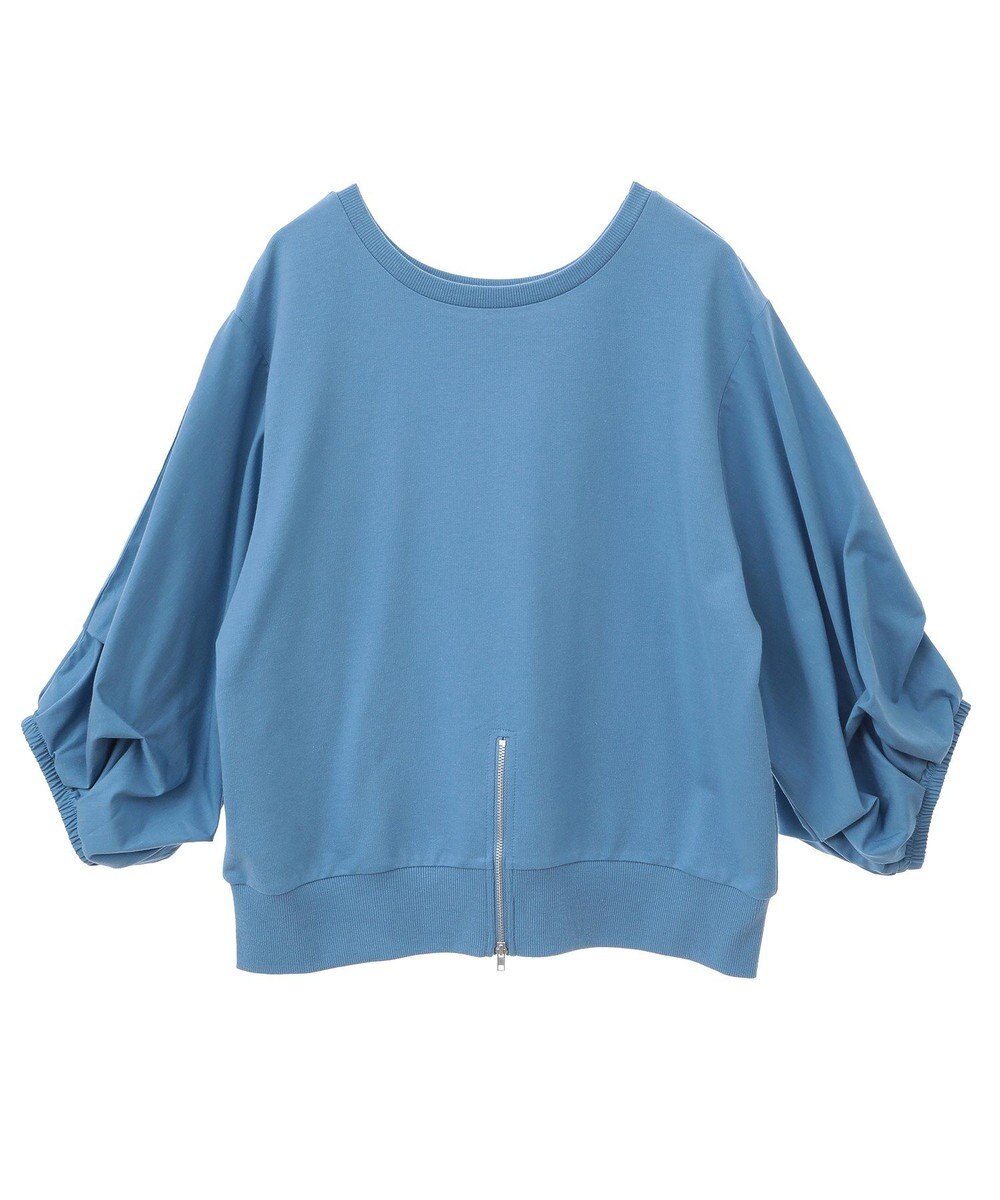 Green Parks ２ＷＡＹ７分袖タック裾ＺＩＰプルオーバー 