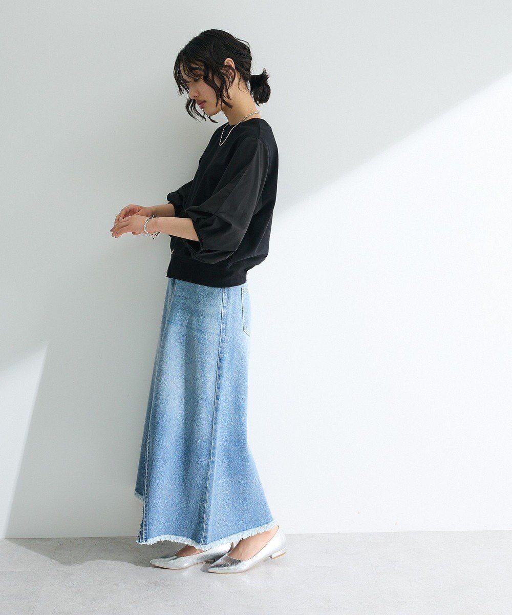 Green Parks ２ＷＡＹ７分袖タック裾ＺＩＰプルオーバー 