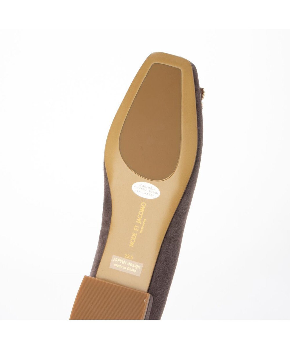 MODE ET JACOMO <MODE ET JACOMO>アシンメトリービジューフラットパンプス 