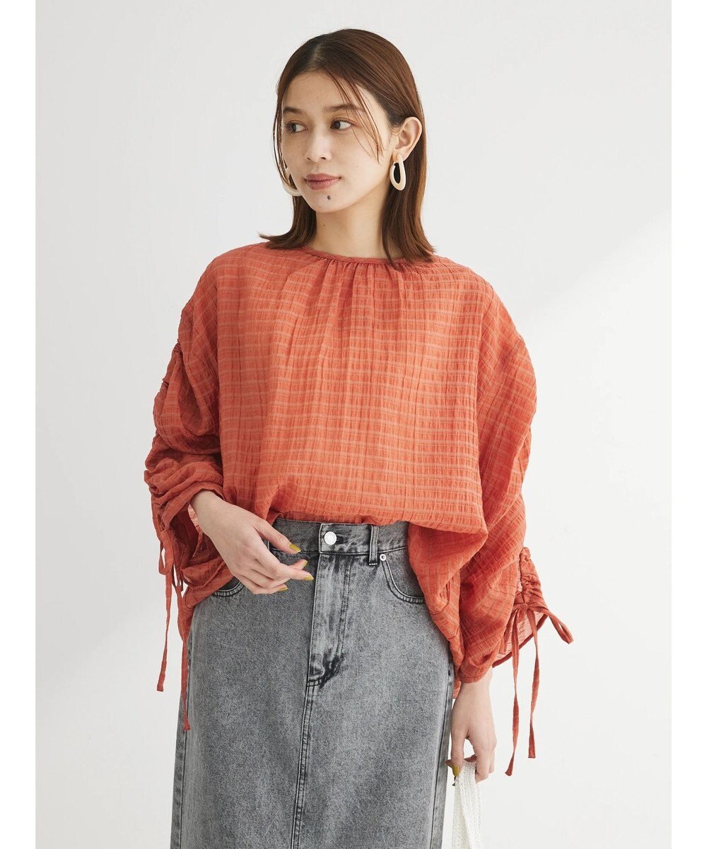 Green Parks ・ＥＬＥＮＣＡＲＥ　ＤＵＥ　バックリボンブラウス 