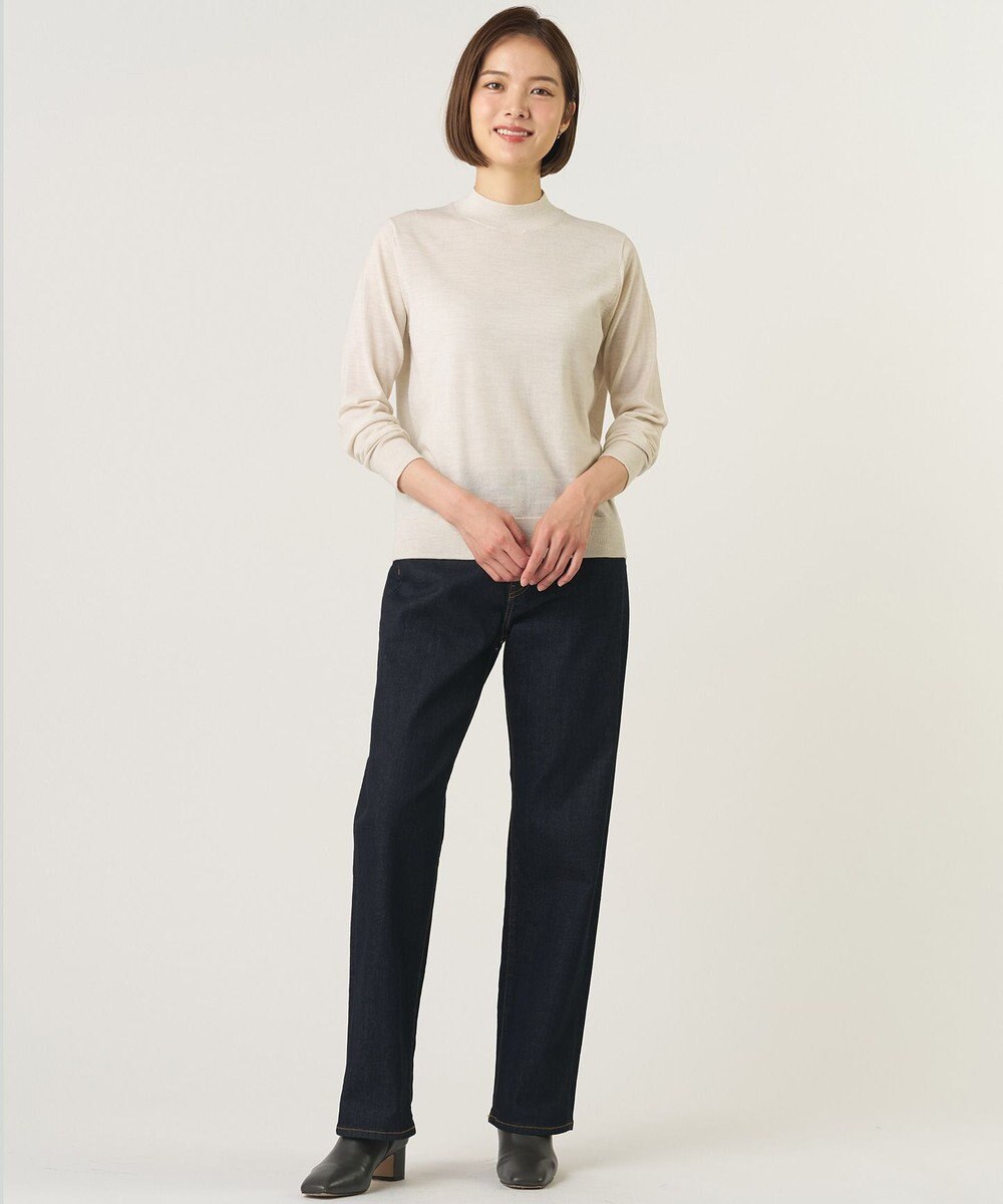 J.PRESS LADIES S 【シーンレスに活躍】PURE WOOL ハイネック ニット 