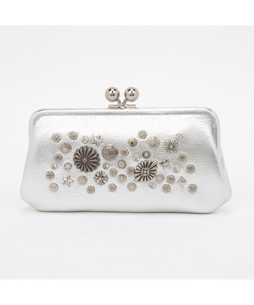 UNBILLION ペルケ perche / マルチスタッズがま口ロングウォレット 