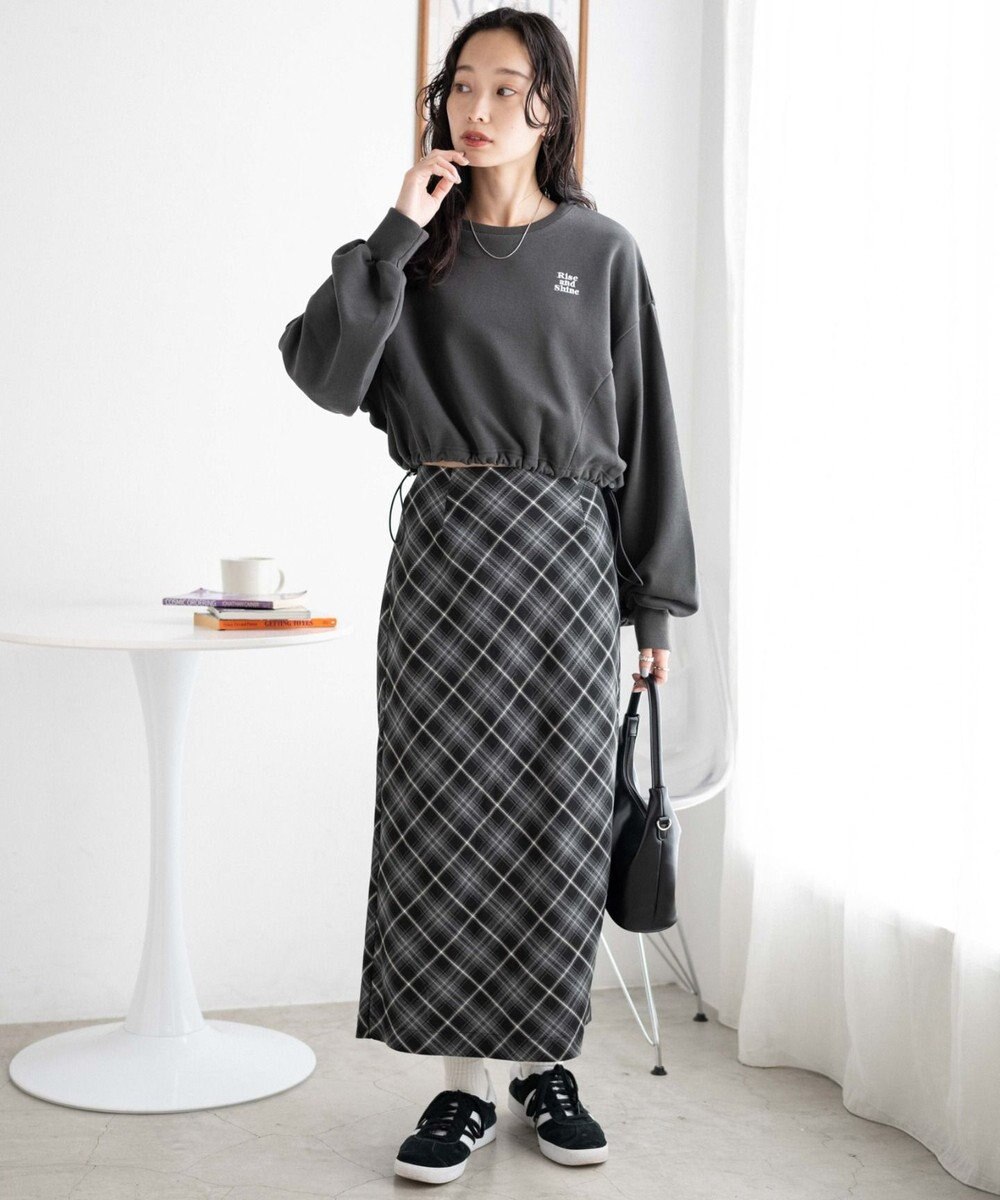 WEGO ドロストデザインPOスウェット 