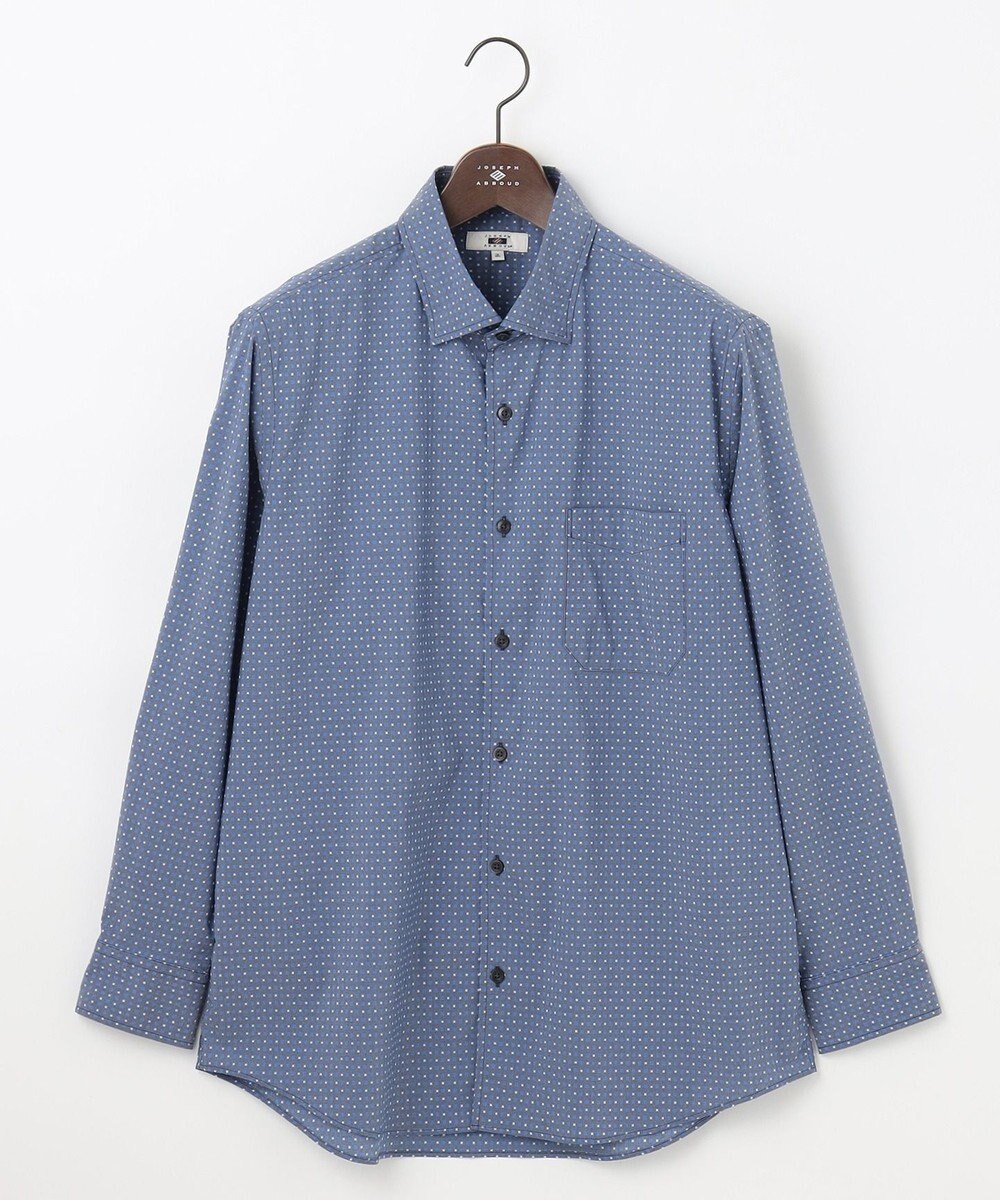 JOSEPH ABBOUD 【キングサイズ・ストレッチ・洗える】ストレッチ プリント シャツ 