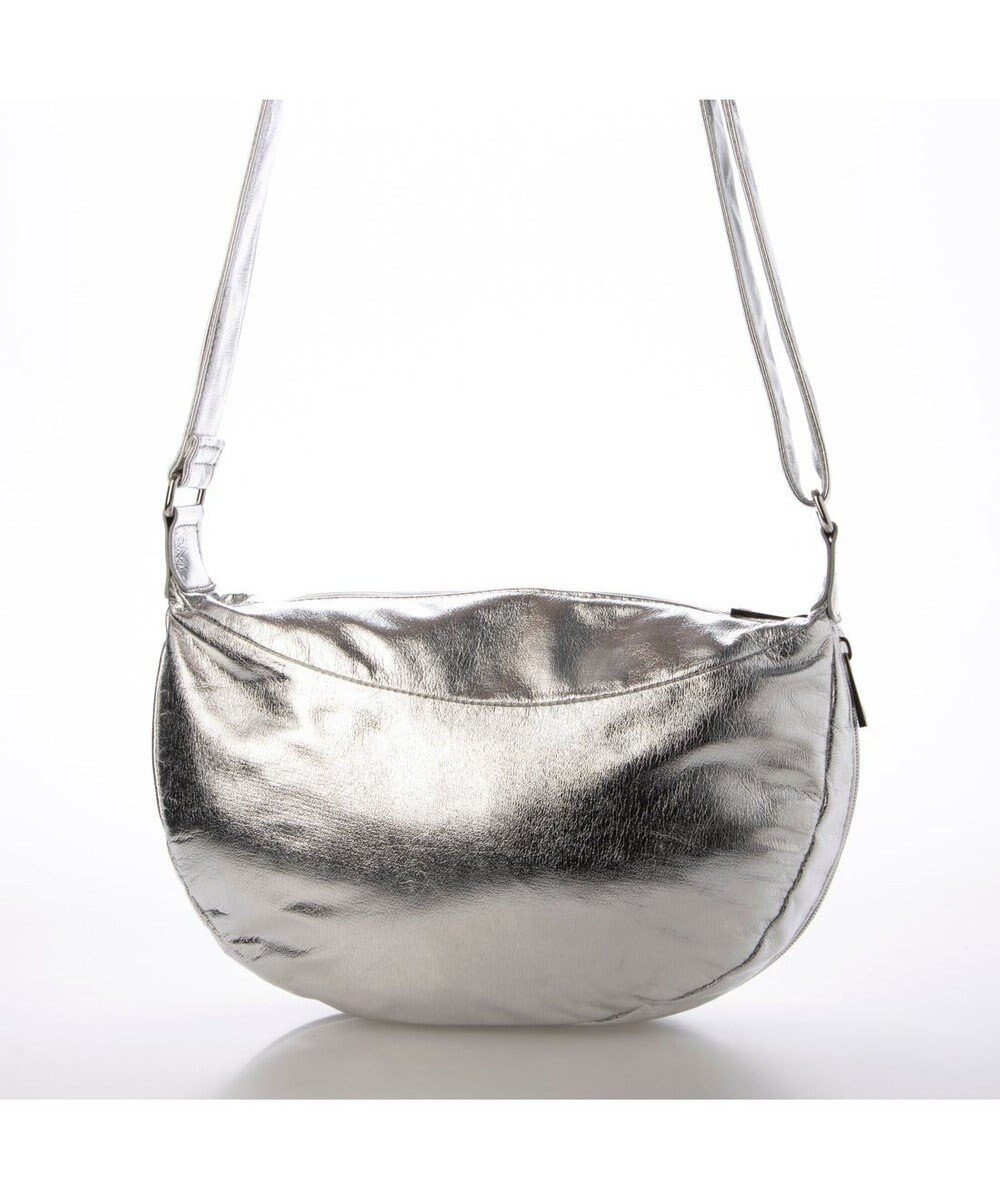 UNBILLION カシュカシュ cachecache / メタリックハーフムーンショルダー 