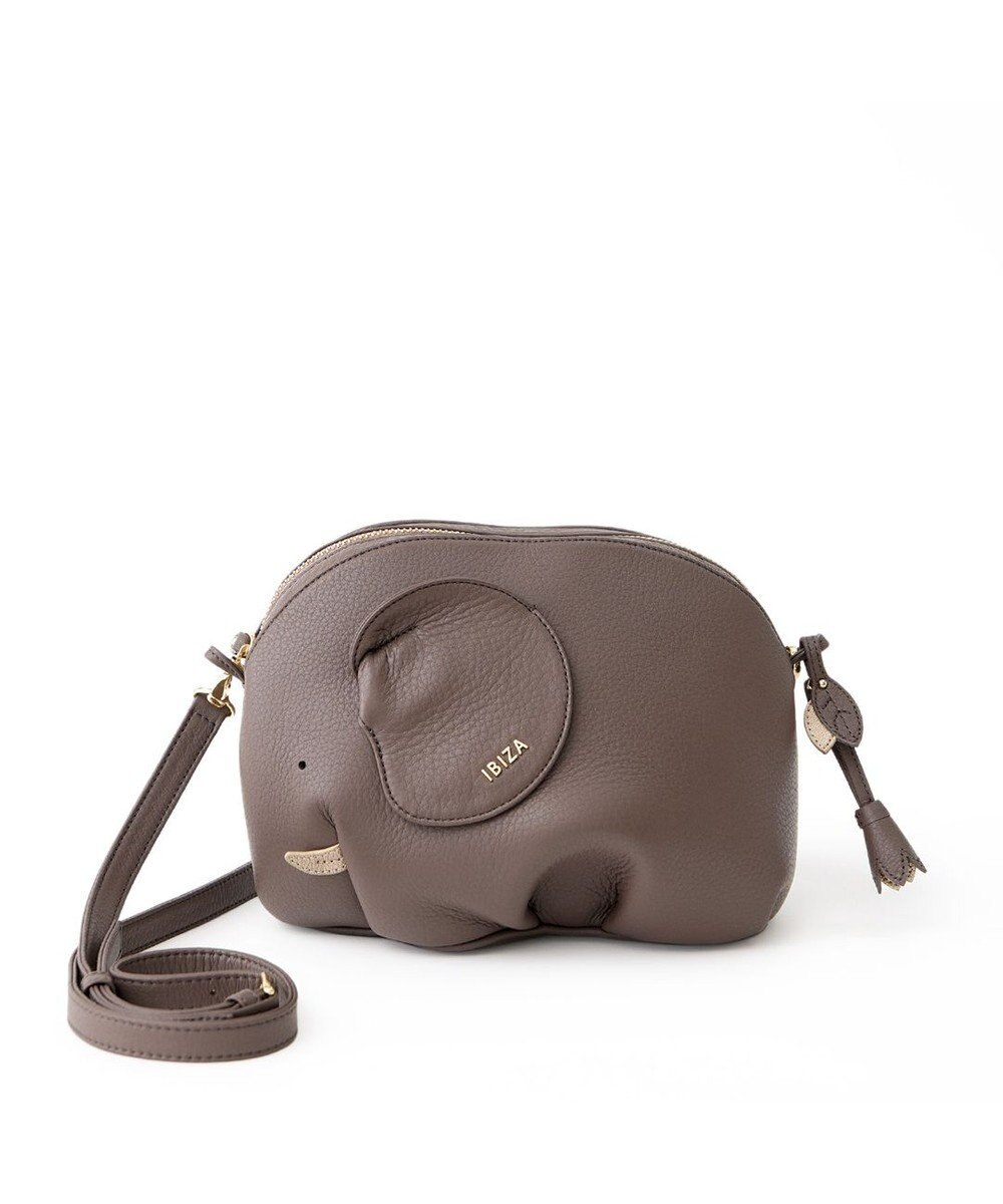 IBIZA アニマーダ　牛革　ショルダーバッグ（ゾウ） 