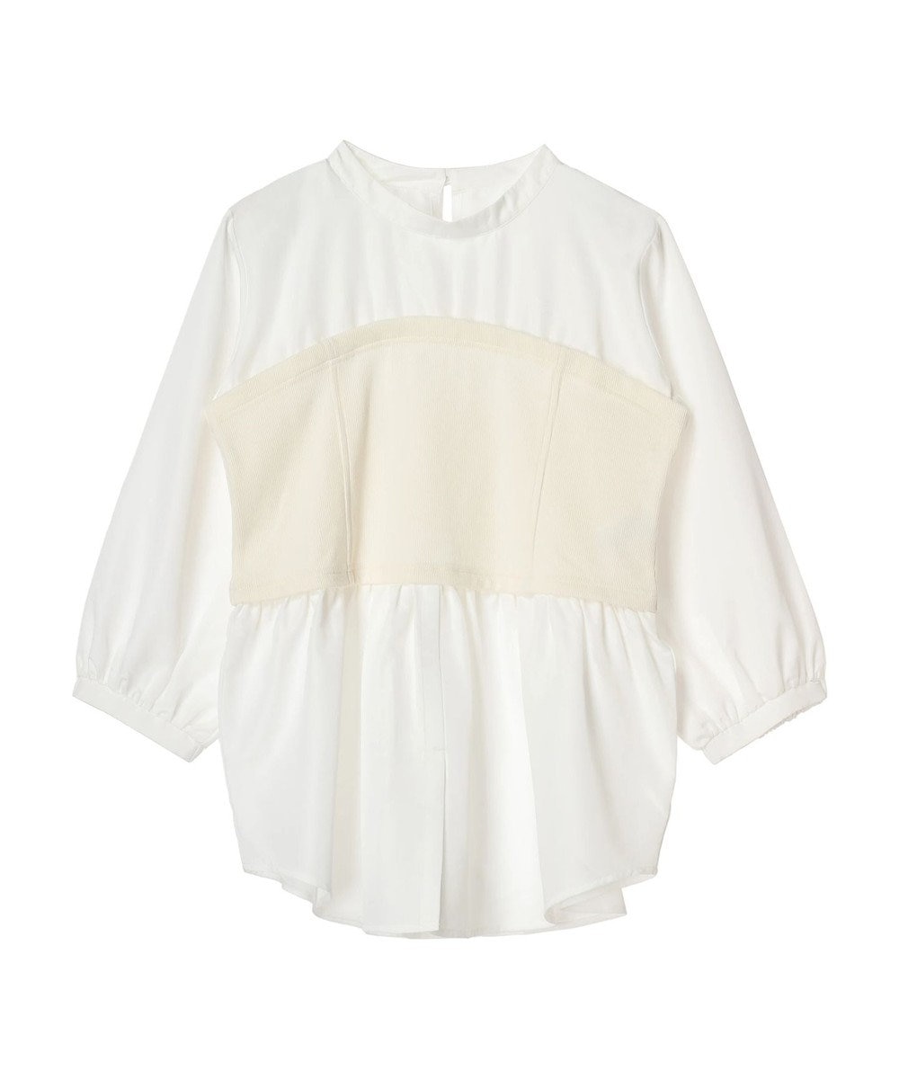 Green Parks リブビスチェドッキングプルオーバー 