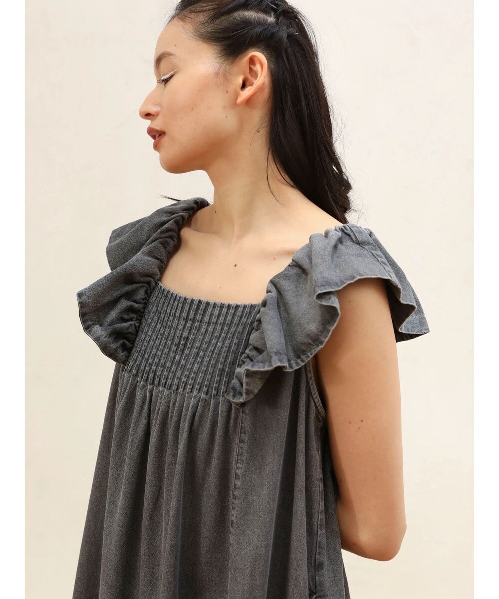 Green Parks ■ＥＳＣＡＲ　デニムピンタックワンピース 