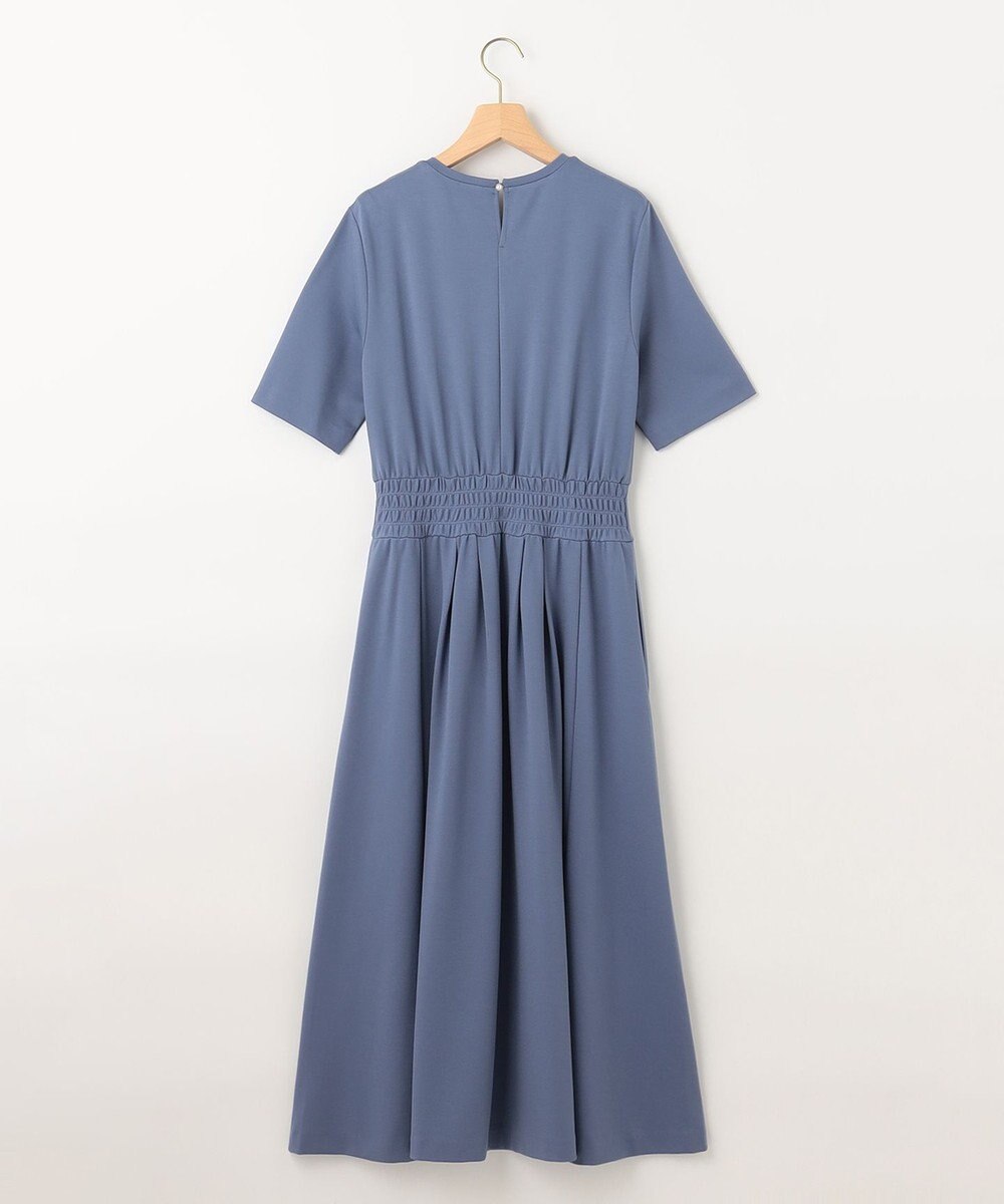 組曲 【接触冷感・洗える】美シルエットポンチ ワンピース 