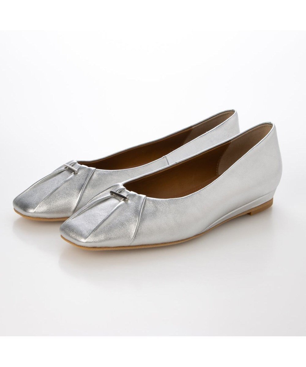 MODE ET JACOMO <MODE ET JACOMO>ソフトレザーフラットパンプス 