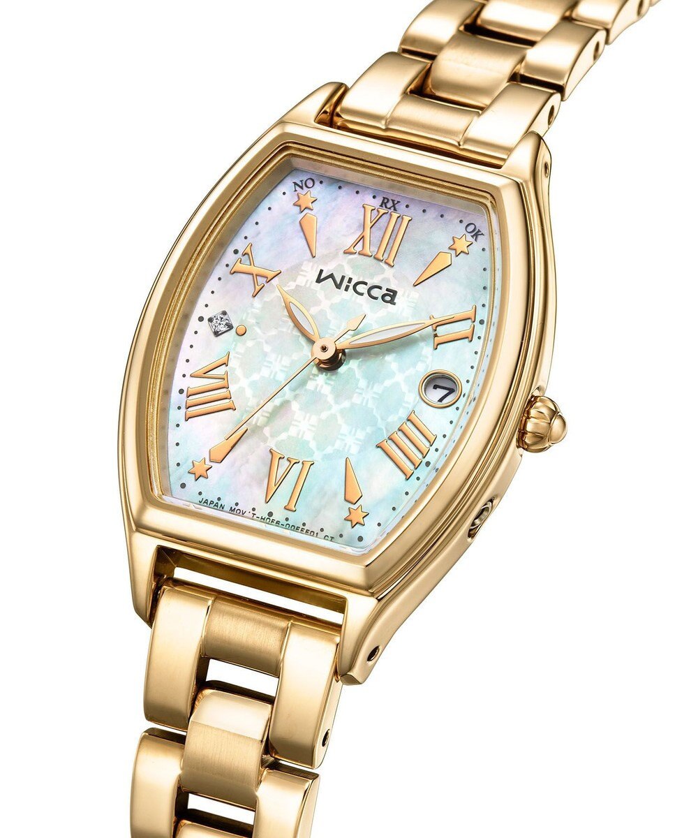 CITIZEN 【大人可愛い トノー型限定モデル】電池交換 時刻修正不要 ソーラーテック電波時計 