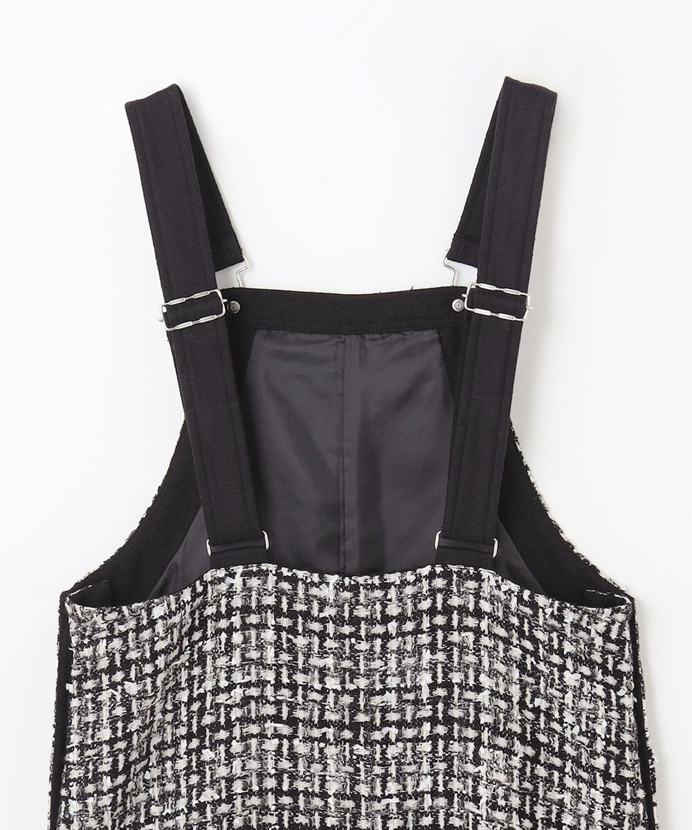 GRACE CONTINENTAL ミディツイードジャンパースカート 